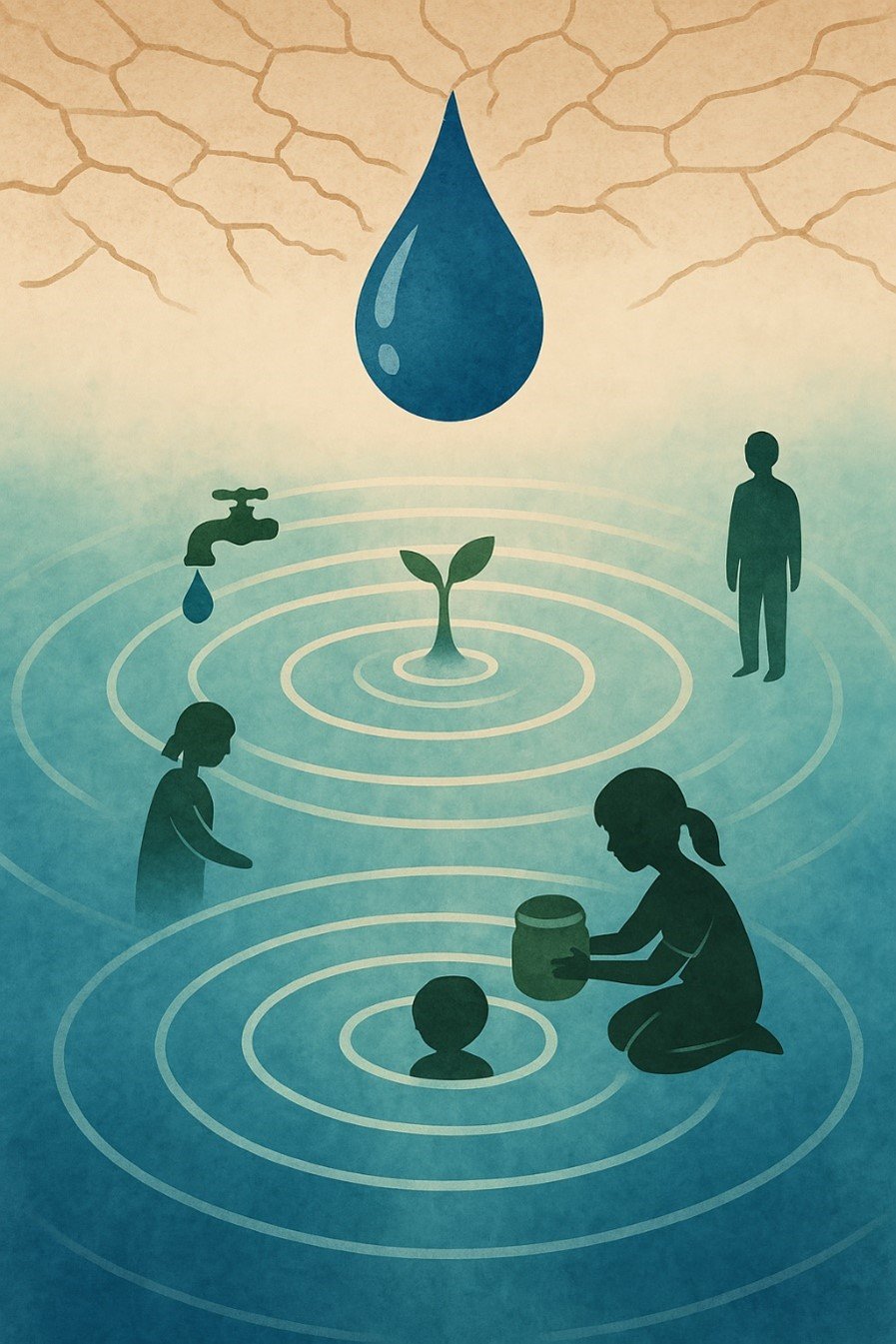 visual artwork of ripple effect